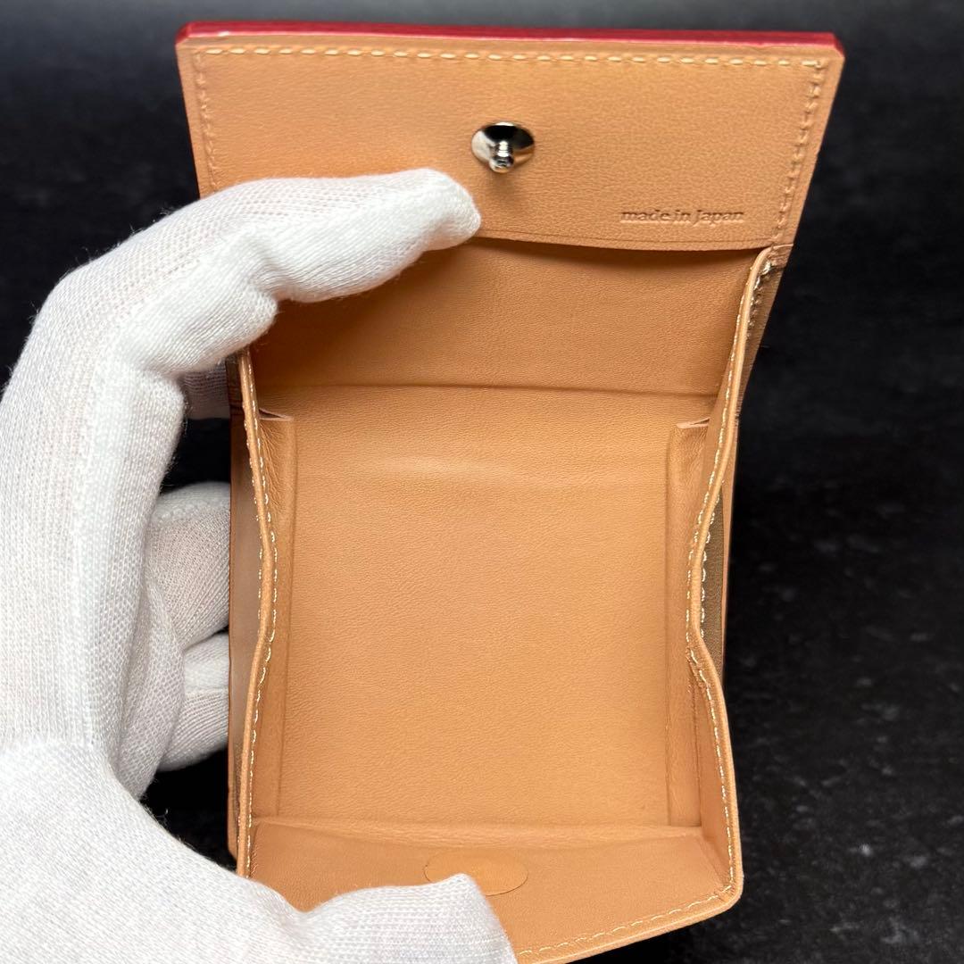 新品未使用 国内最高峰 ガンゾ コードバン ブラック BOX小銭入れ