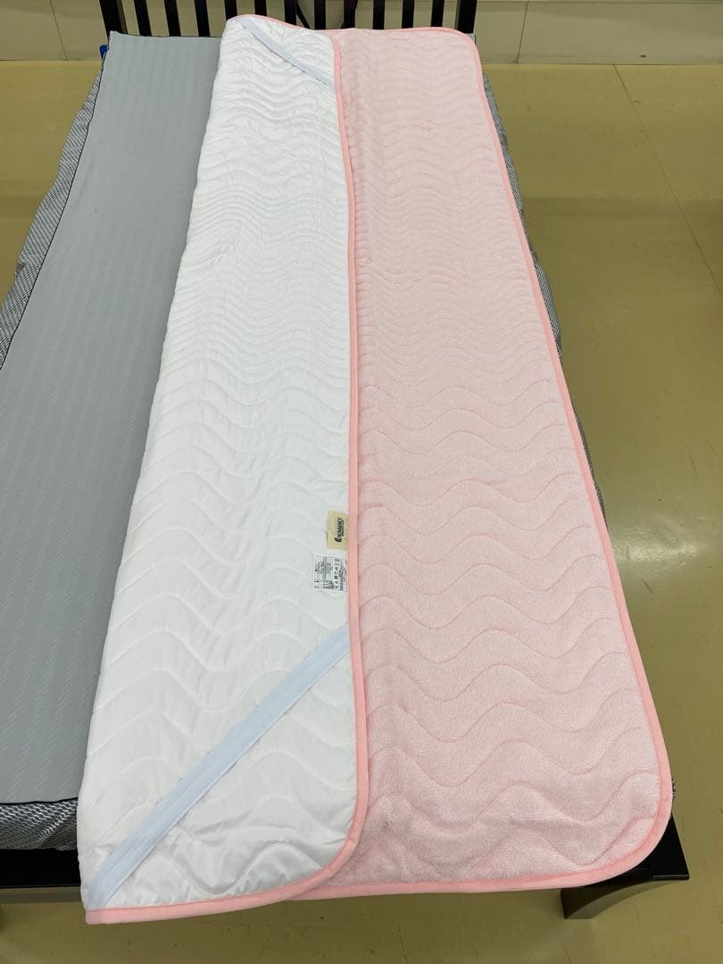 シングルサイズ・ロマンス　綿１００%パイル敷きパッド・日本製・オールシーズン対応