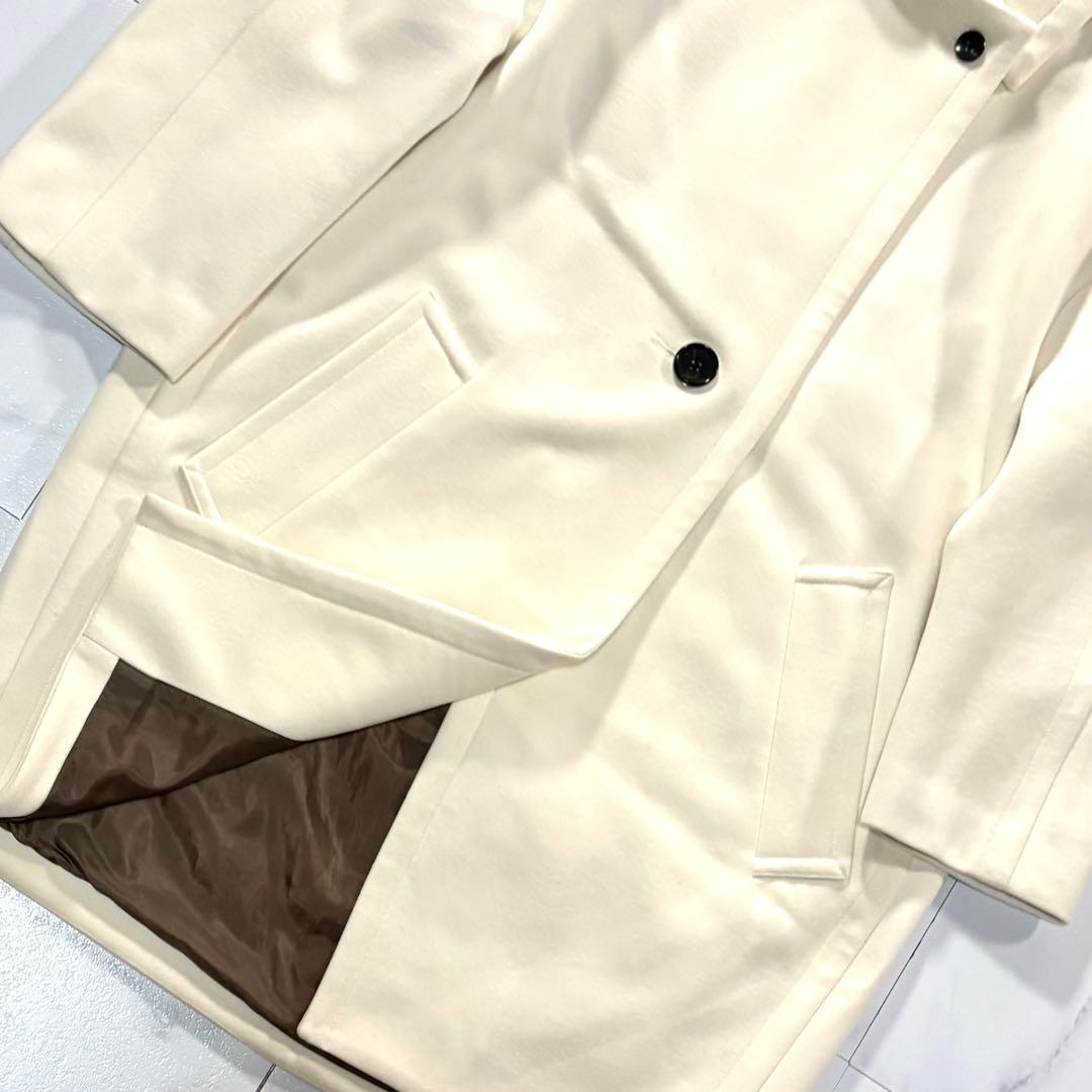 未使用級/22AW● CINOH チノ ボンディングメルトン チェスターコート