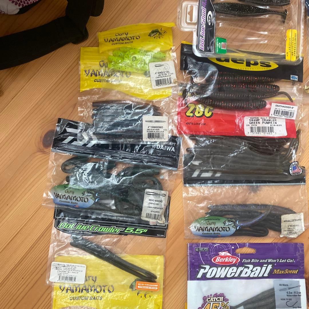 バス釣り　ワーム&ルアー　セット