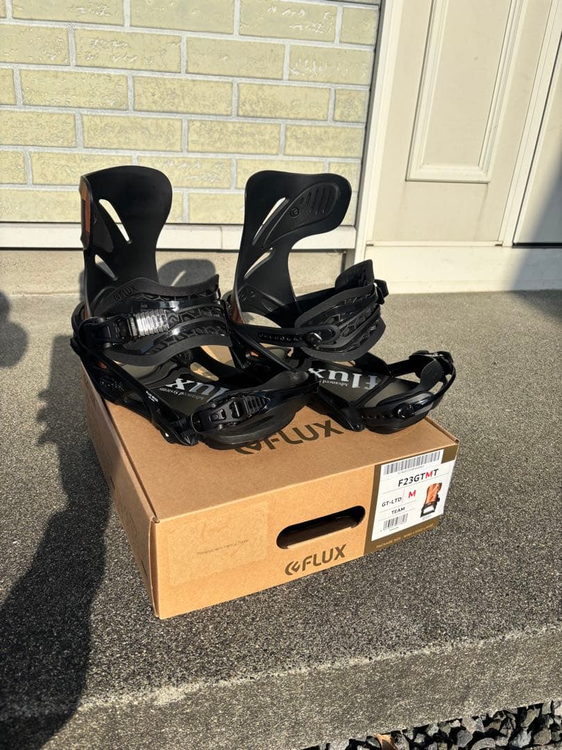 FLUX GT-LTDビンディング Mサイズ 木目調　[美品]