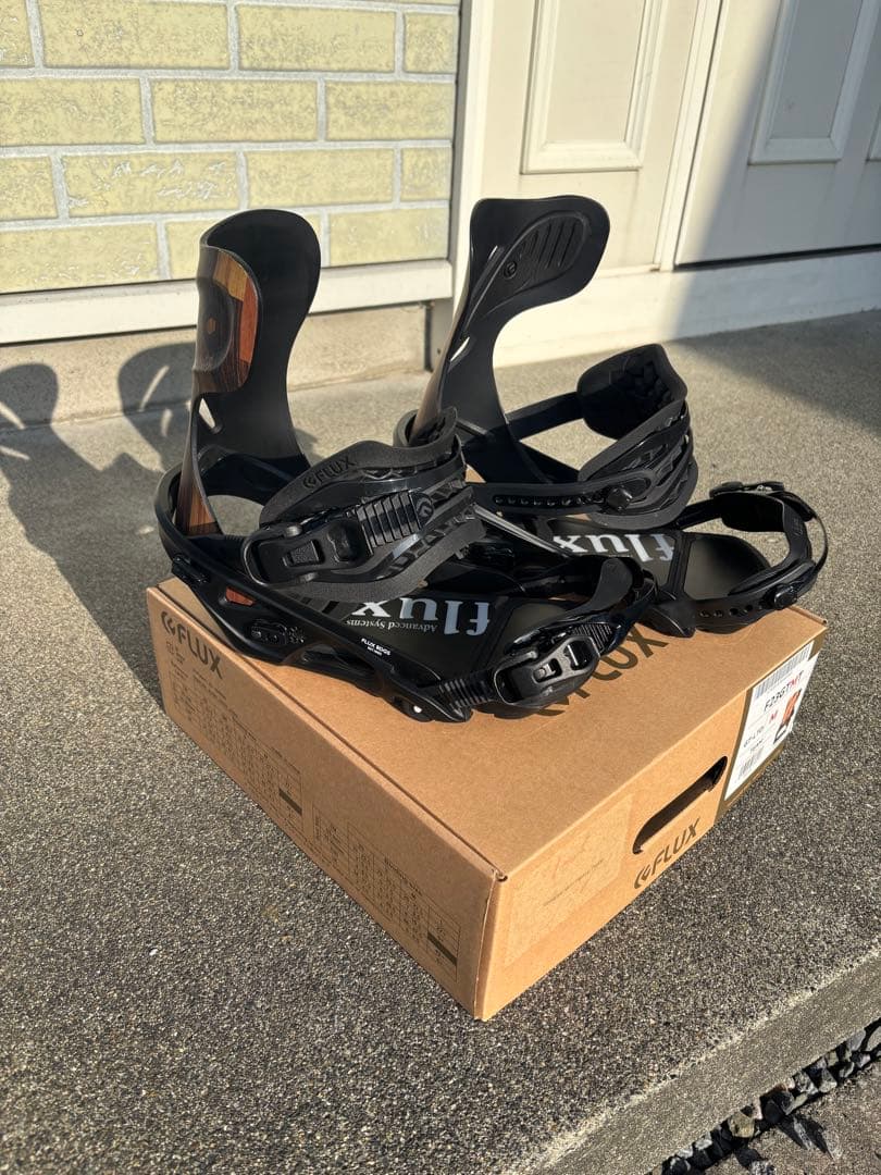 FLUX GT-LTDビンディング Mサイズ 木目調　[美品]