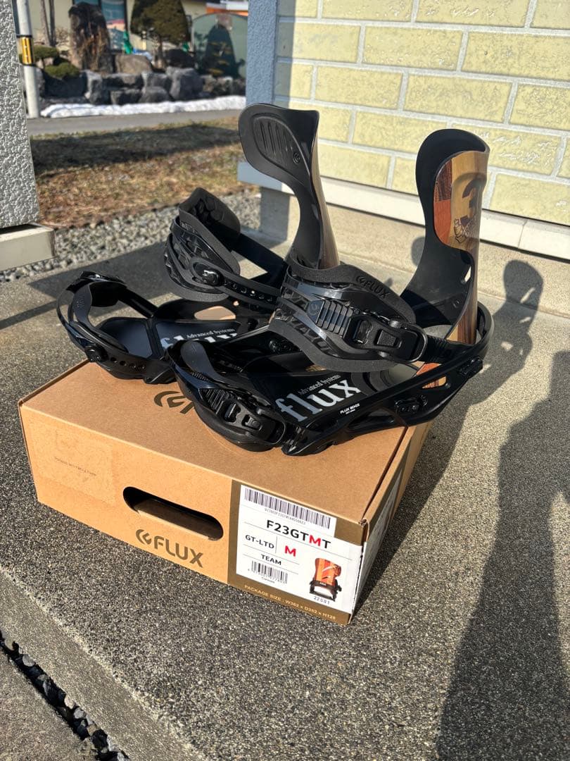 FLUX GT-LTDビンディング Mサイズ 木目調　[美品]