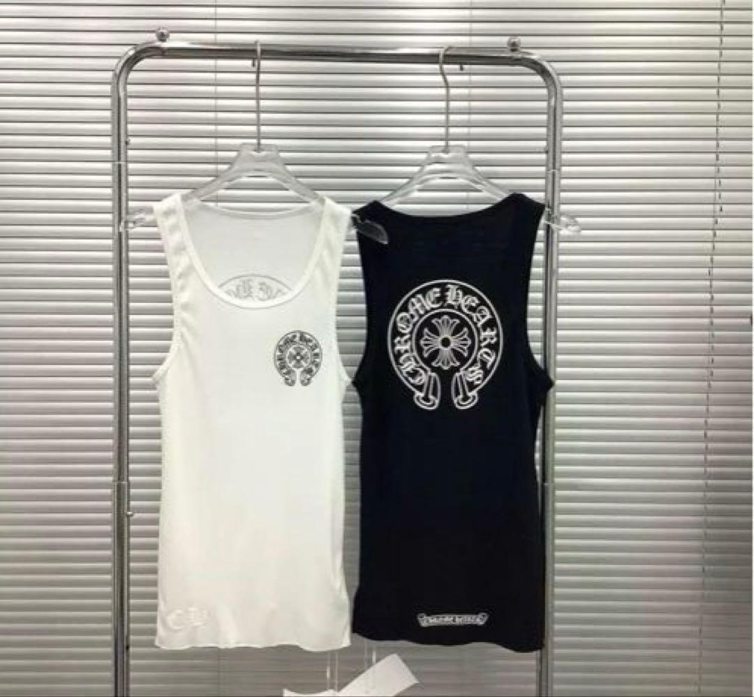 クレームハーツChrome Hearts タンクトップ ホワイト S