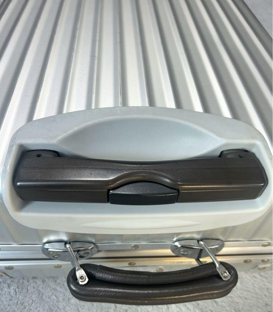 【希少廃盤モデル】2輪リモア35Lクラシックフライトアルミニウム製キャリーケース