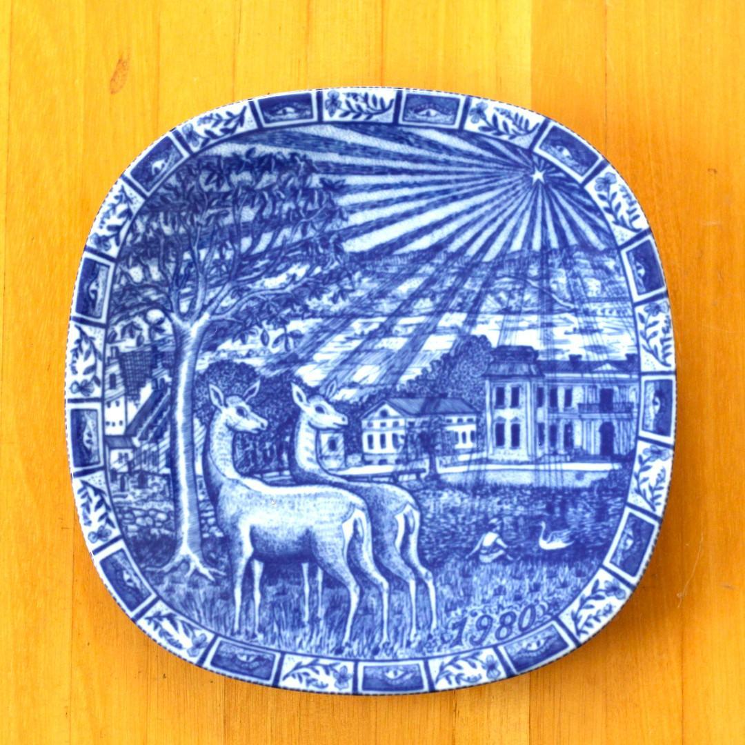 美品・ロールストランド 1980年 飾り皿　グンナーニールンド　北欧ヴィンテージ