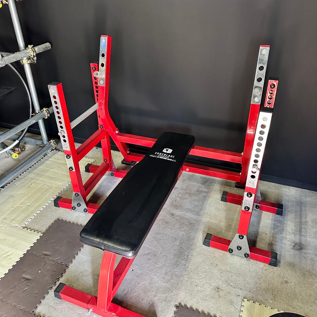 ファイティングロード ベンチプレスセット セーフティーバー付き　筋トレ器具