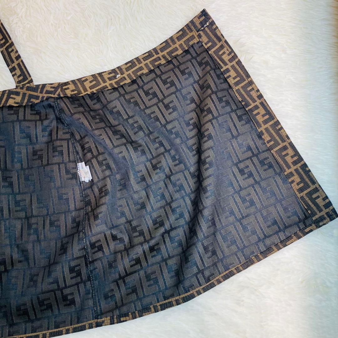 希少　FENDI ズッカ柄　サロペットワンピース