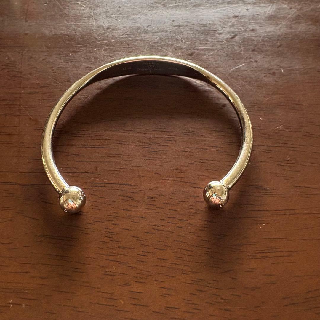 ルイヴィトン M64840 ジョンク モノグラム バングル イタリア製 L