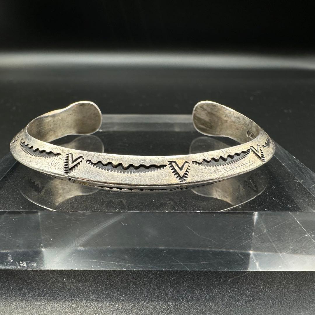 専用Navajo al somers インゴットシルバー　トライアングルバングル