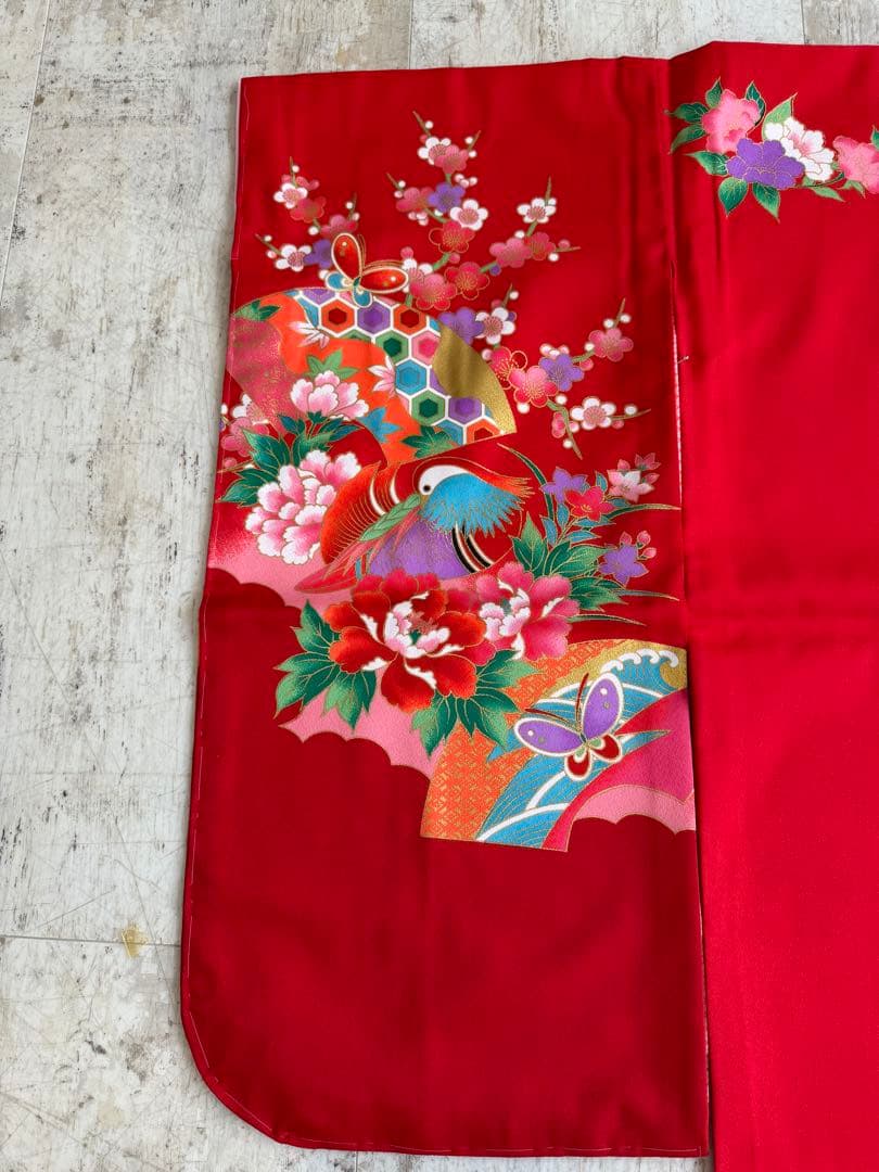 七五三　新品　四つ身　7歳　お着物　美品　長襦袢付き