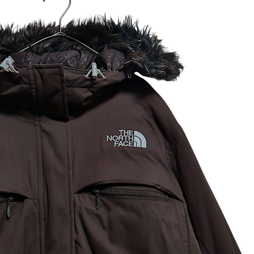 ノースフェイスダウンジャケット　HYVENT　ベルト付き　レディースL古着