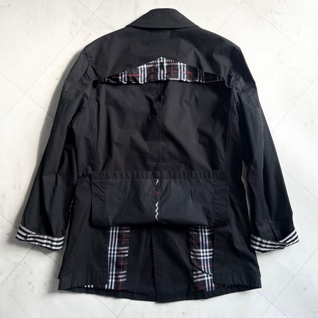 BURBERRY BLACK LABEL ショート丈 コート ノバチェック M