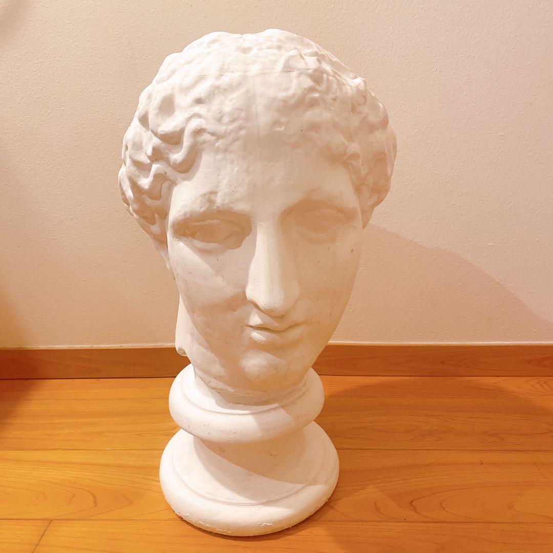 石膏像 パルテノン ラボルト デッサン 首像 インテリア オブジェ