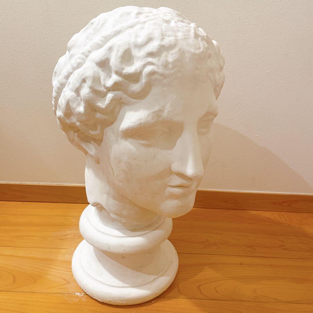石膏像 パルテノン ラボルト デッサン 首像 インテリア オブジェ