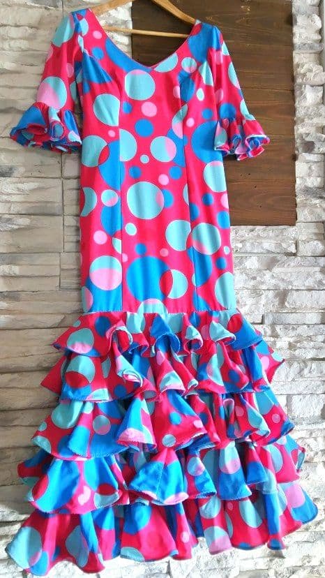 フラメンコ☆スペイン製ワンピース（シージョ付き）