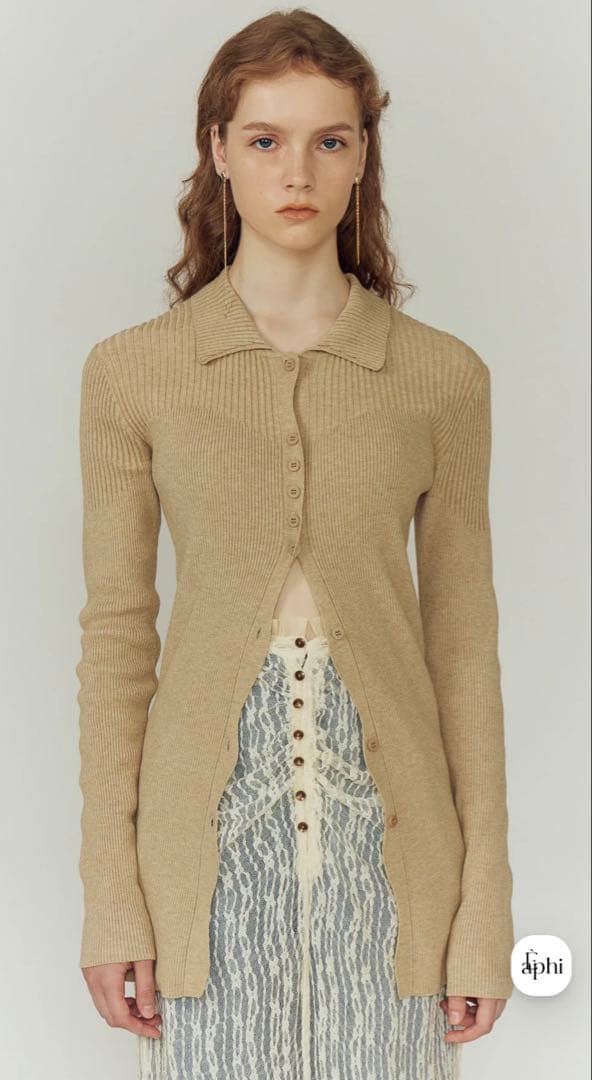 EAPHI RANDOM WAVE KNIT SHIRT新品