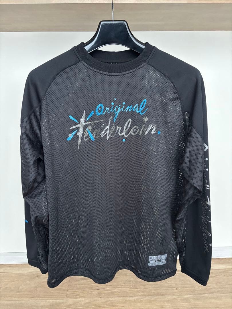 トップス tenderloin mix mesh jersey