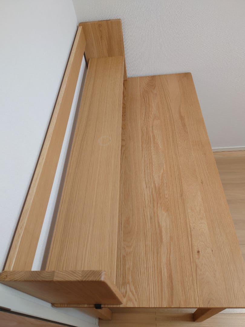 【引取限定・大阪府】無印良品　無垢材デスク　オーク材　※2/21以降引き渡し※