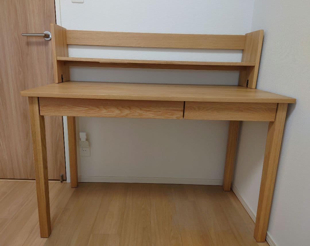【引取限定・大阪府】無印良品　無垢材デスク　オーク材　※2/21以降引き渡し※