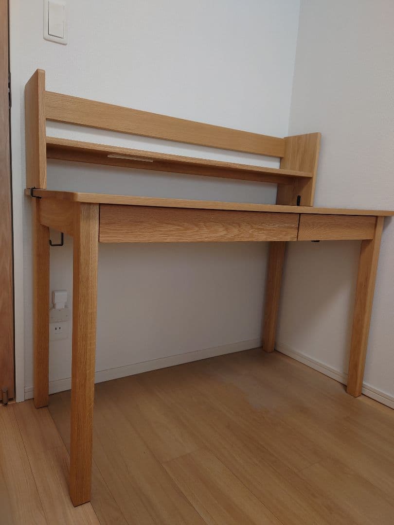 【引取限定・大阪府】無印良品　無垢材デスク　オーク材　※2/21以降引き渡し※