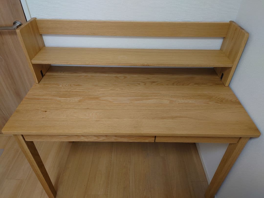 【引取限定・大阪府】無印良品　無垢材デスク　オーク材　※2/21以降引き渡し※