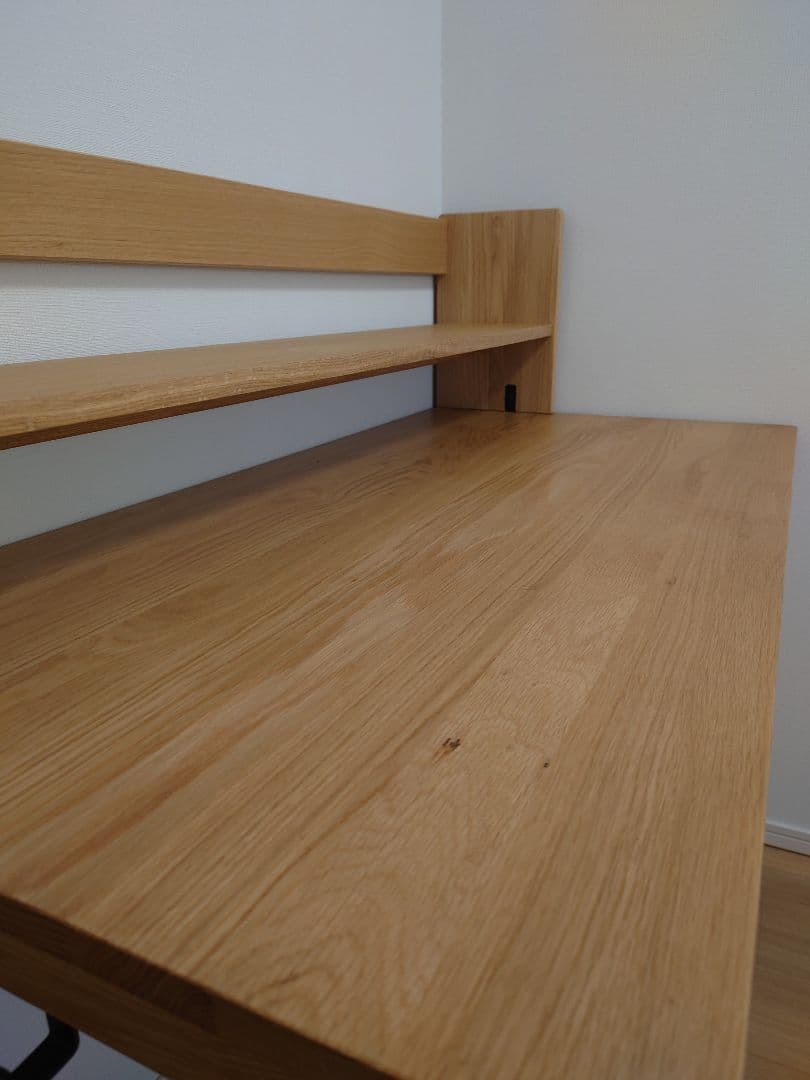 【引取限定・大阪府】無印良品　無垢材デスク　オーク材　※2/21以降引き渡し※