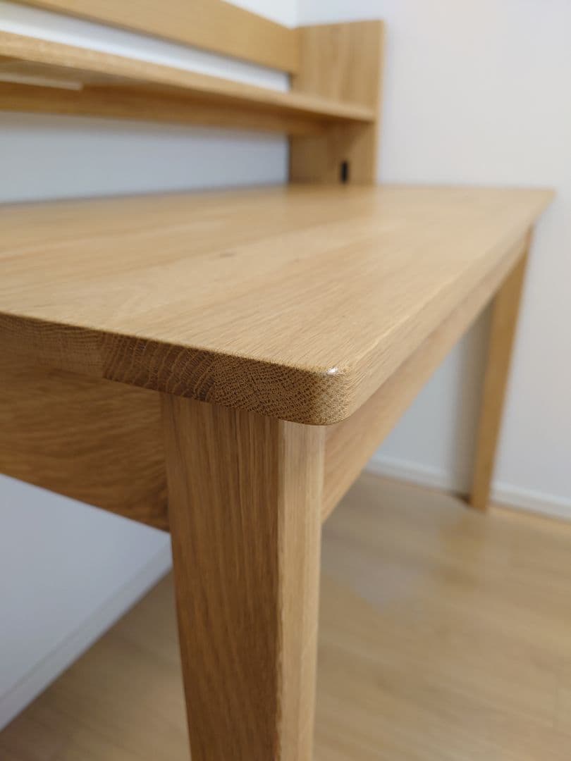 【引取限定・大阪府】無印良品　無垢材デスク　オーク材　※2/21以降引き渡し※