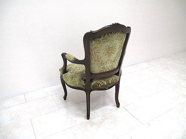美品 カリモク ドマーニ ルイ（Louis XV）ロココ様式アームチェア