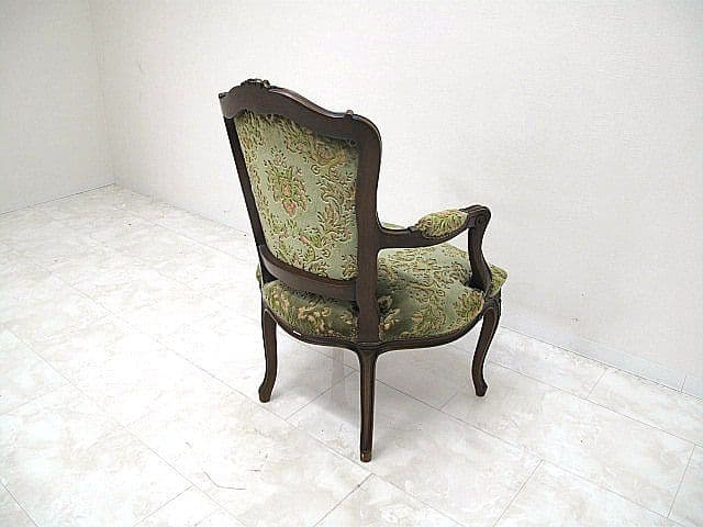 美品 カリモク ドマーニ ルイ（Louis XV）ロココ様式アームチェア