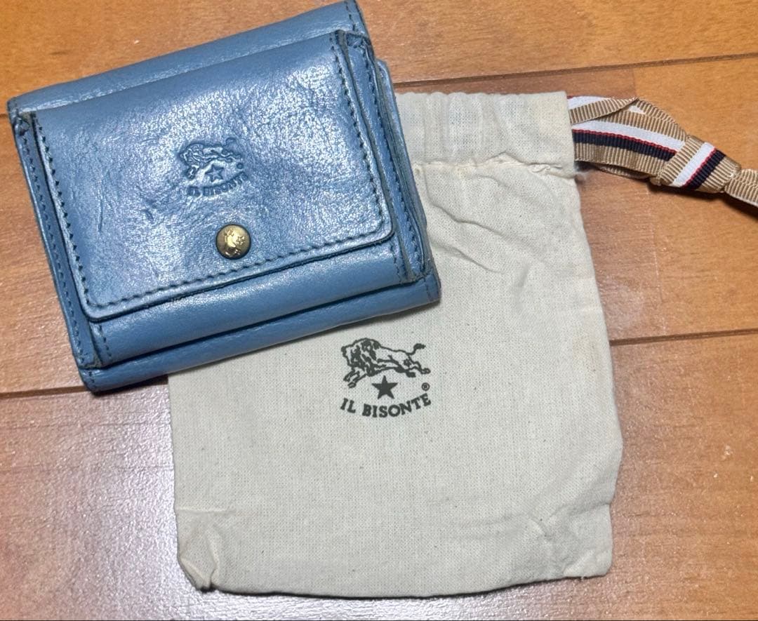 イルビゾンテ　ブルーデニム　ウォレット