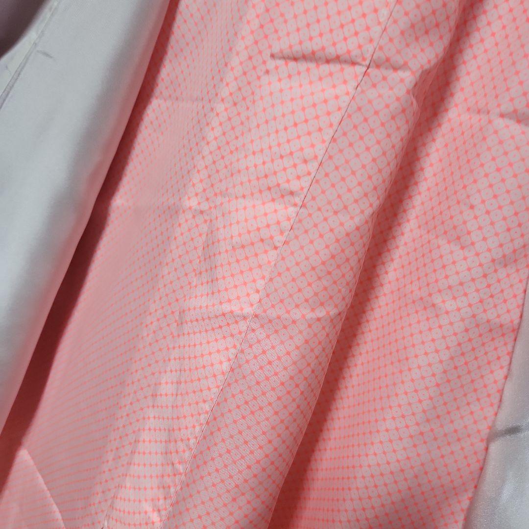 (PON)#6-053 七五三 7歳 正絹 四つ身 襦袢付き ヤケあり