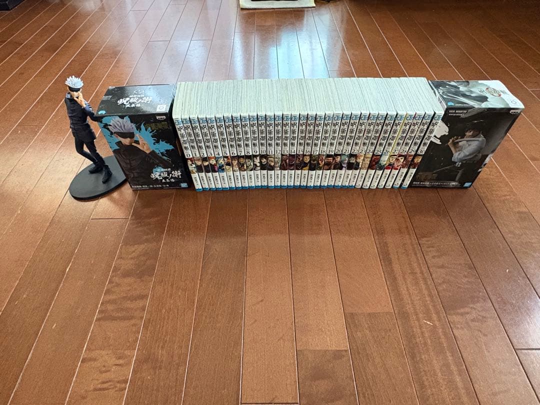 呪術廻戦全巻（0〜30巻） + フィギュア（五条悟、乙骨憂太）