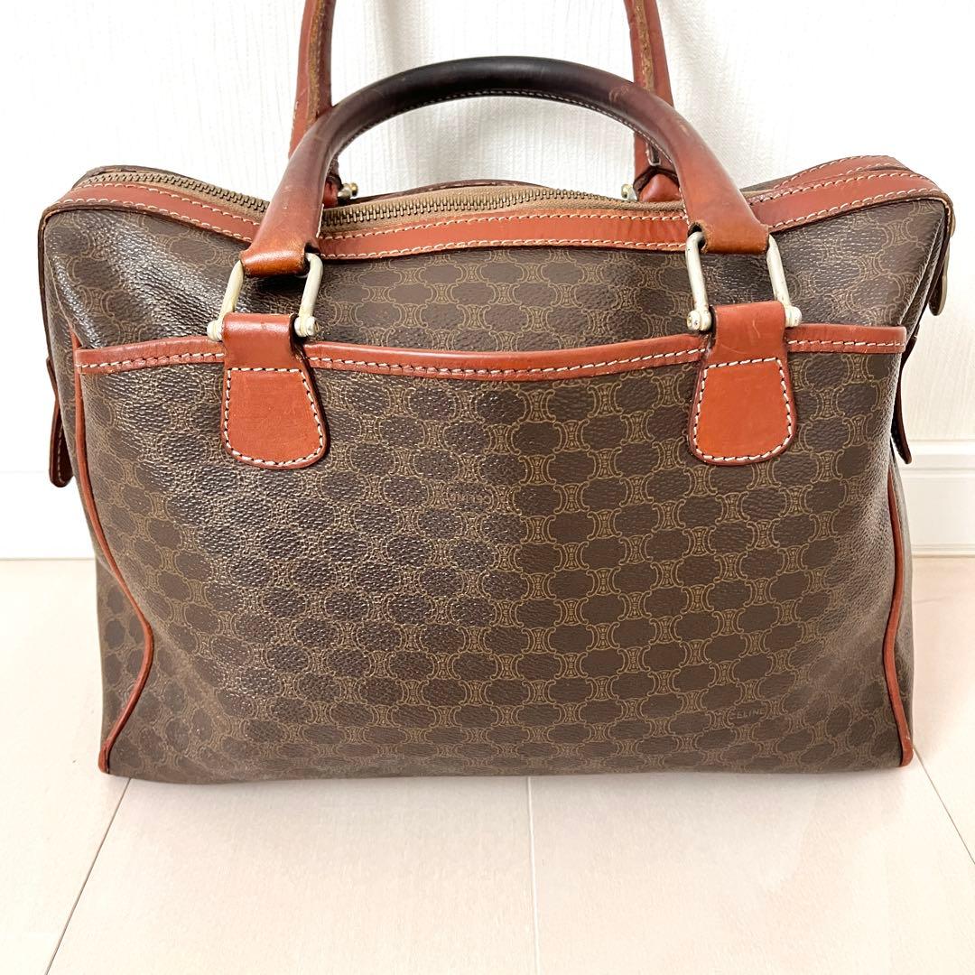 美品✨OLD CELINE【セリーヌ】マカダム柄 ヴィンテージ ミニボストン