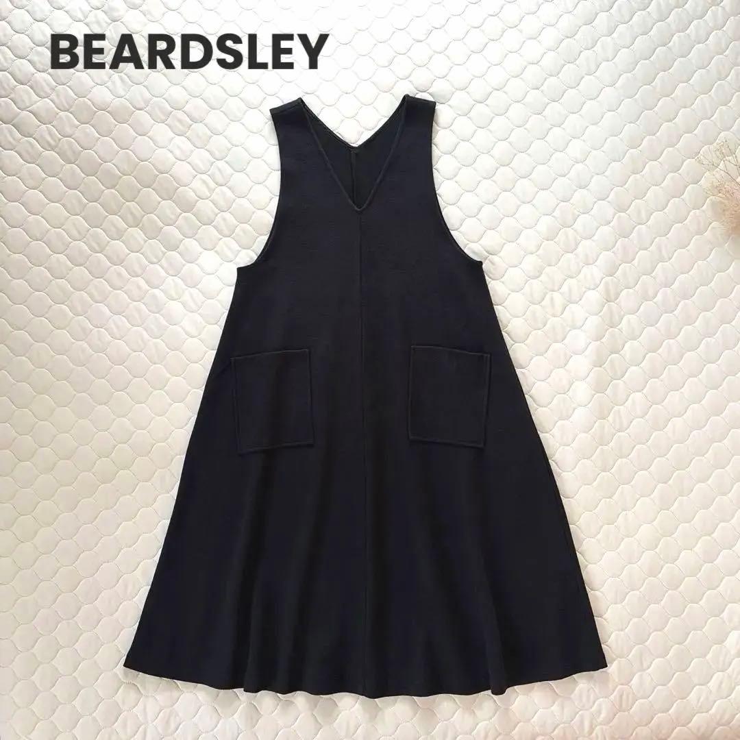 【美品】BEARDSLEY ブークレダンボールワンピース　ブラック　サイズ0