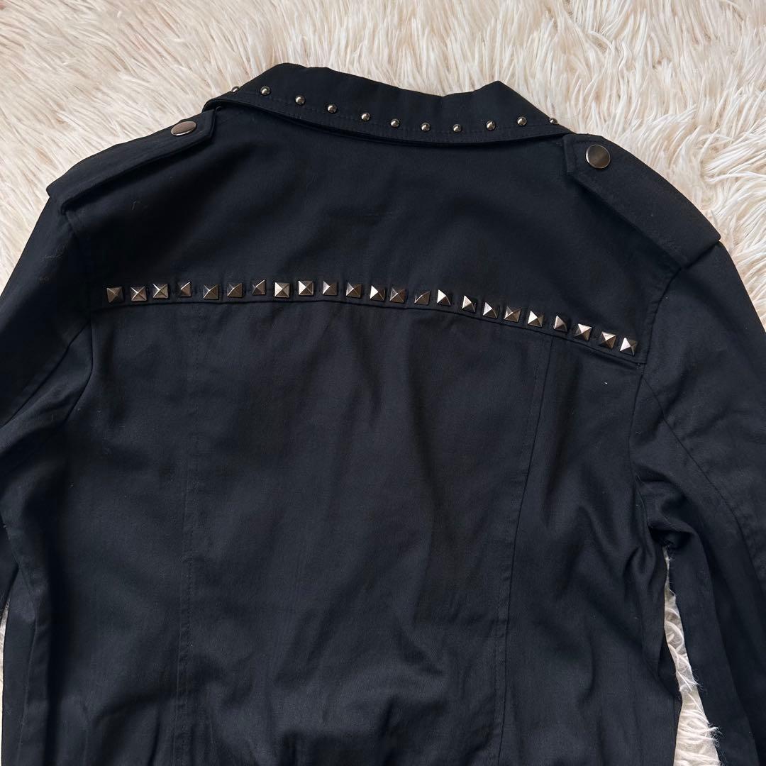 美品　ブラックピースナウ　BPN つなぎ　オーバーオール　スタッズ　y2k 黒