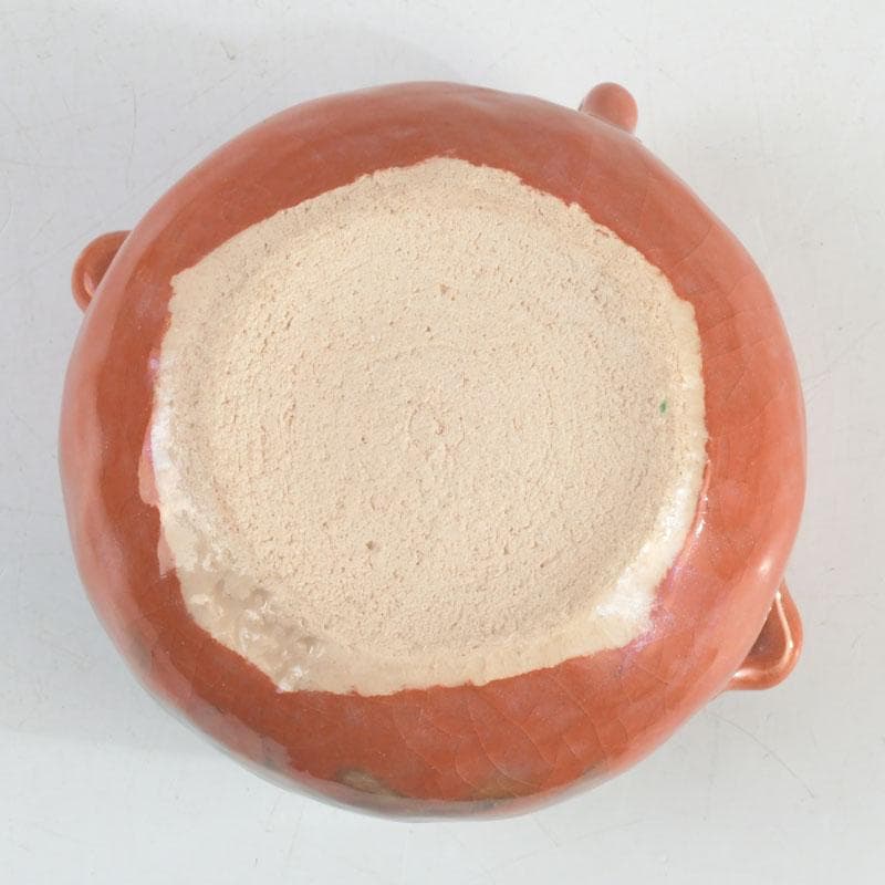 茶道具　川崎和楽造　赤楽　大渡茶入　共箱　V　9461