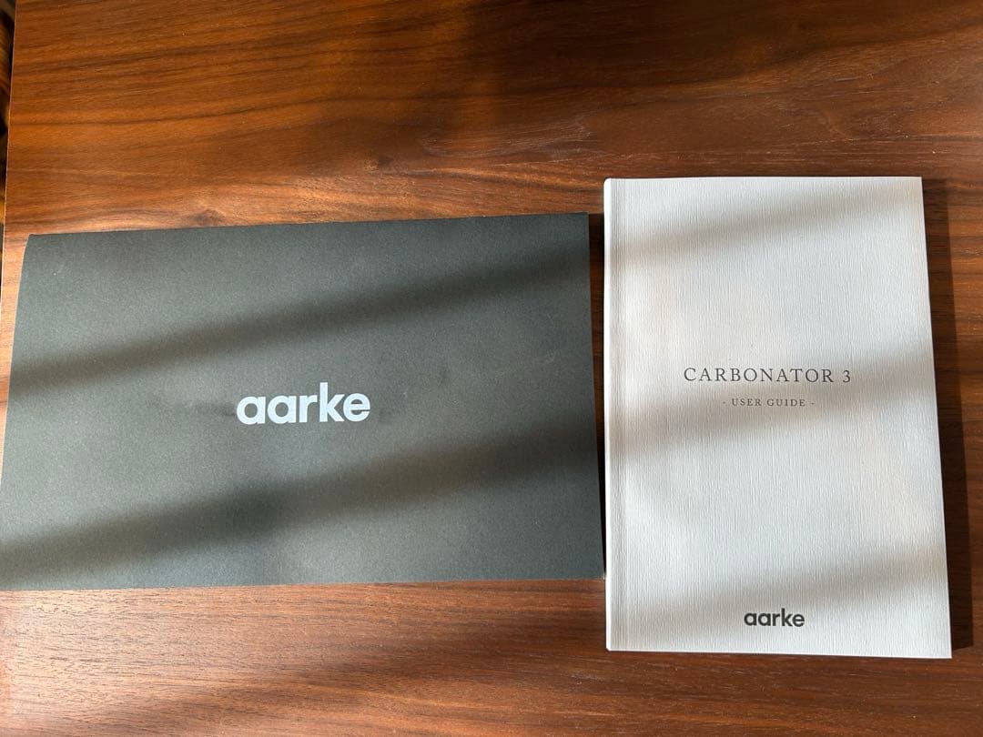 aarke カーボネーター 3 (ブラッククローム) ボトル付き　箱あり