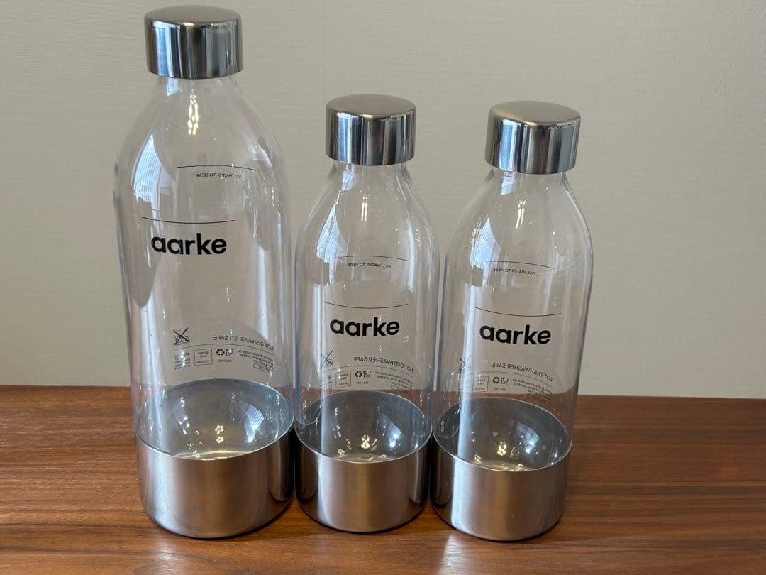 aarke カーボネーター 3 (ブラッククローム) ボトル付き　箱あり