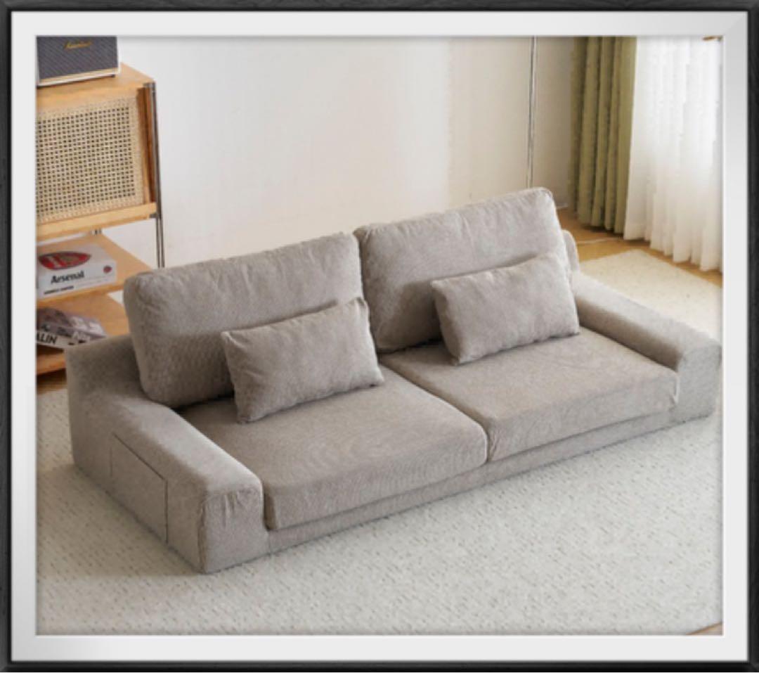 新品　ソファ　ソファー　ローソファ　フロアソファ　リビングソファ　ソファベッド