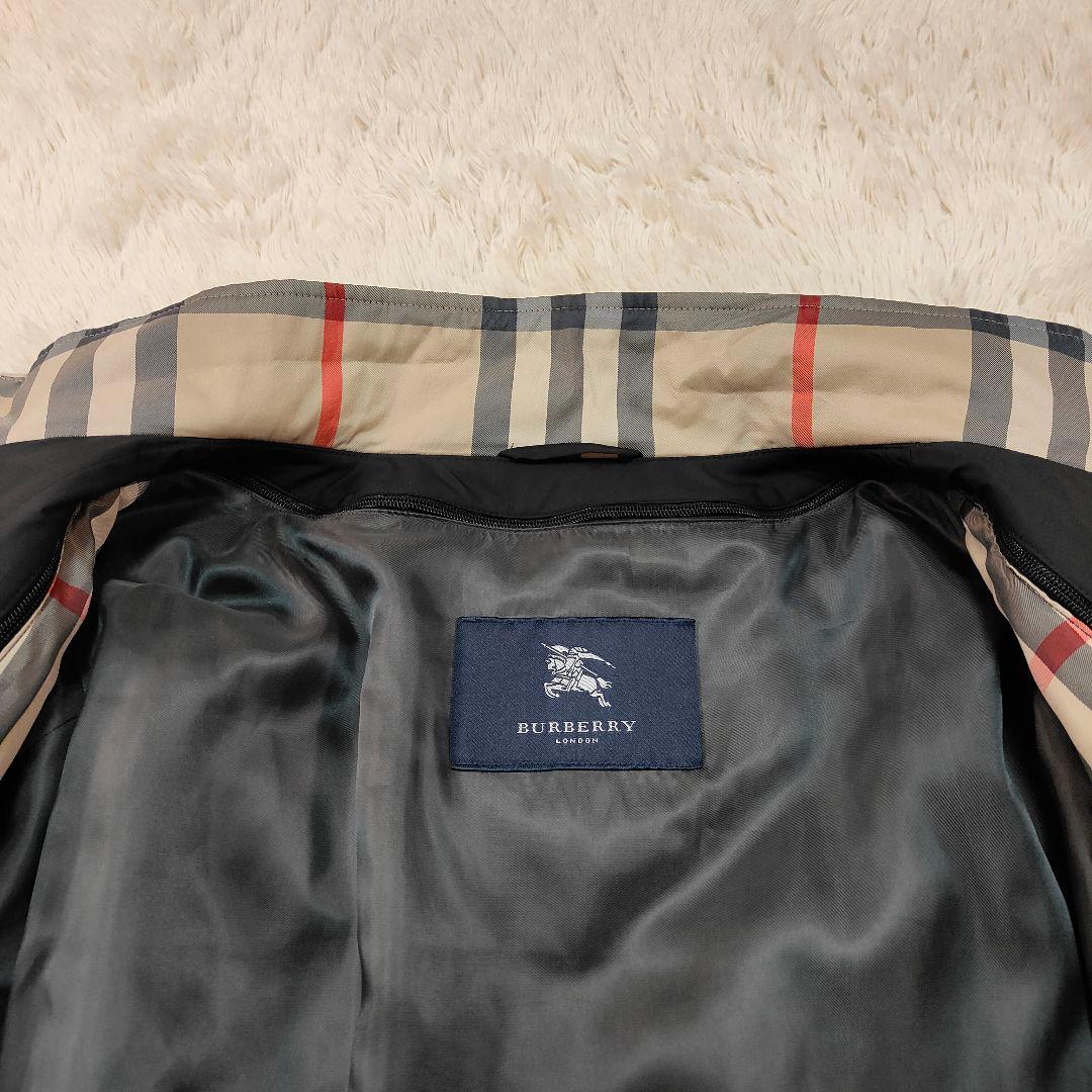 極美品✨ダウンライナー付✨バーバリーロンドン ノバチェック ステンカラーコート
