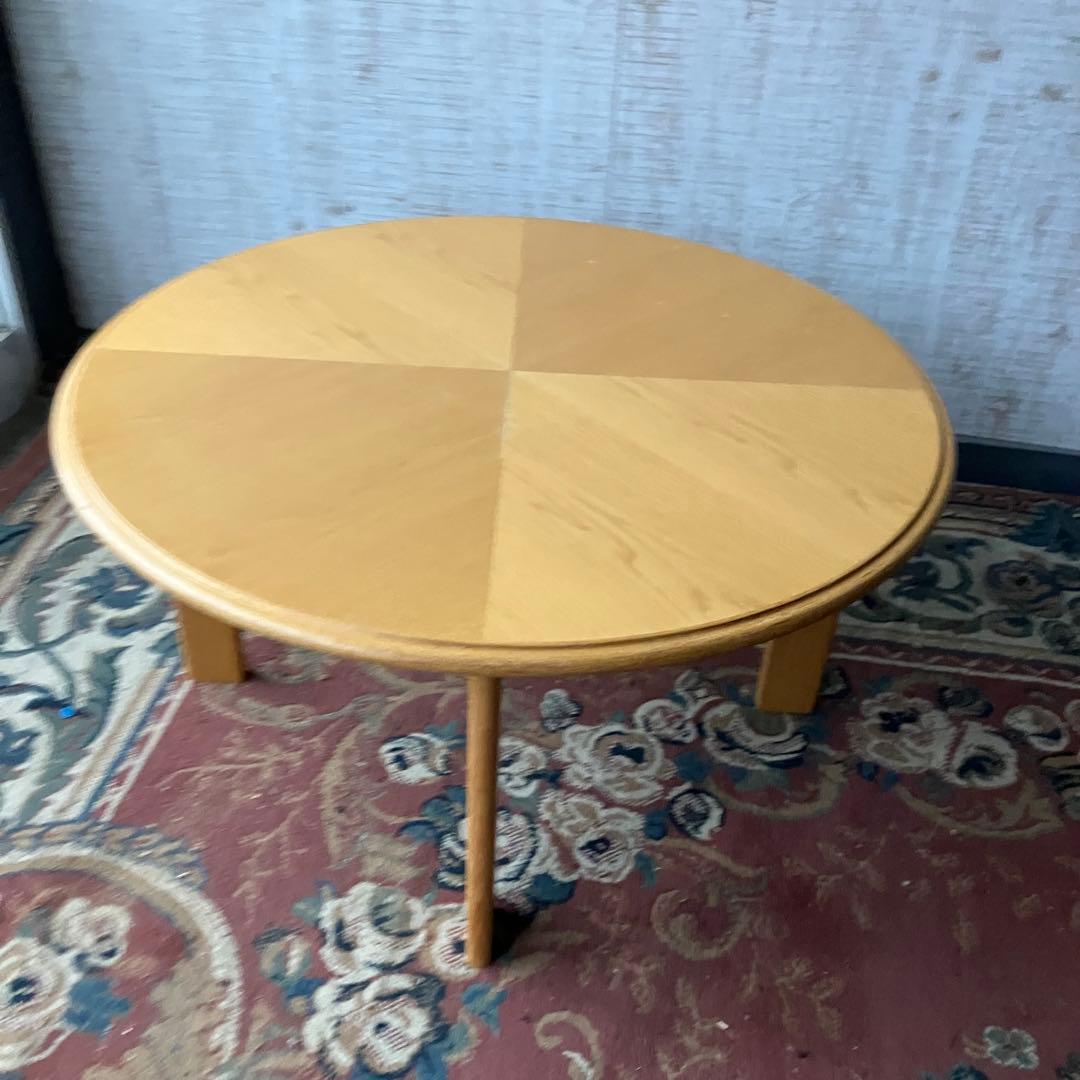 ヴィンテージ tendo 天童木工 木製 大型 ラウンドテーブル 円卓ダイニング