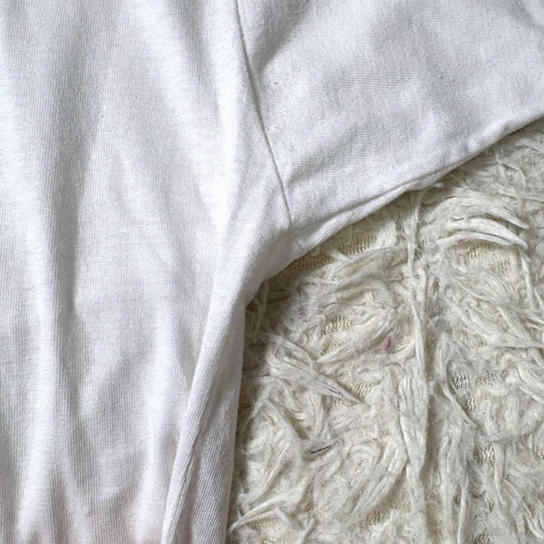 80s フォトTシャツ アメカジ ヴィンテージ XL シングルステッチ 古着 白