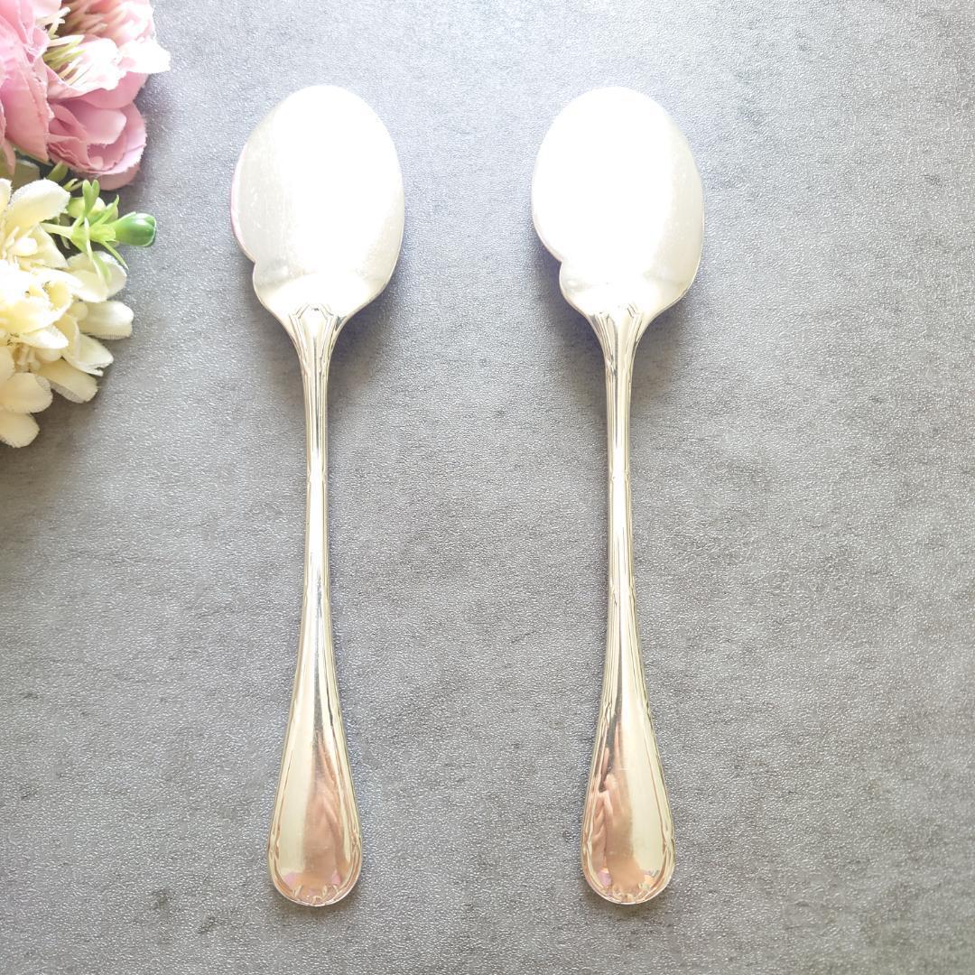 希少 クリストフル リュバン ソーススプーン 2点