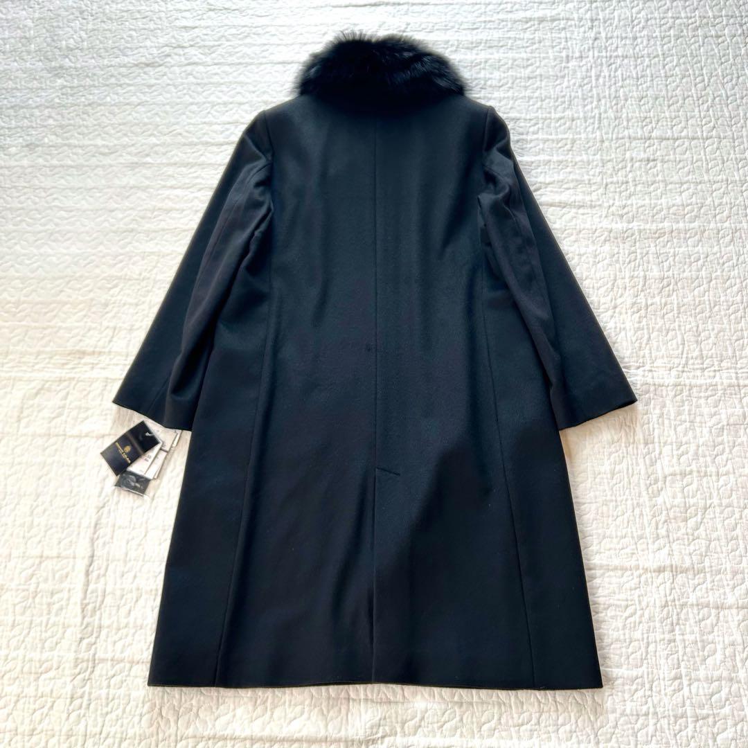 新品✨ MONTLILAS 大きいサイズ カシミヤ フォックス ロングコート