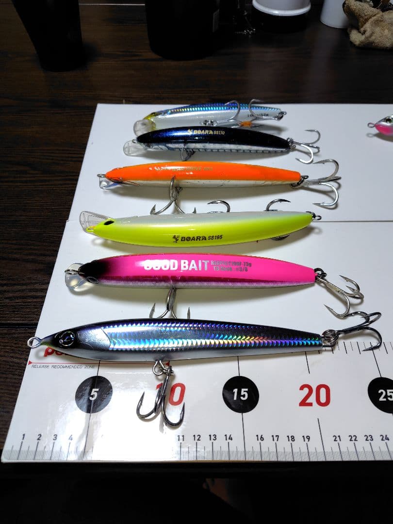 プラグ大量セット ロックショア フック、ケースまで