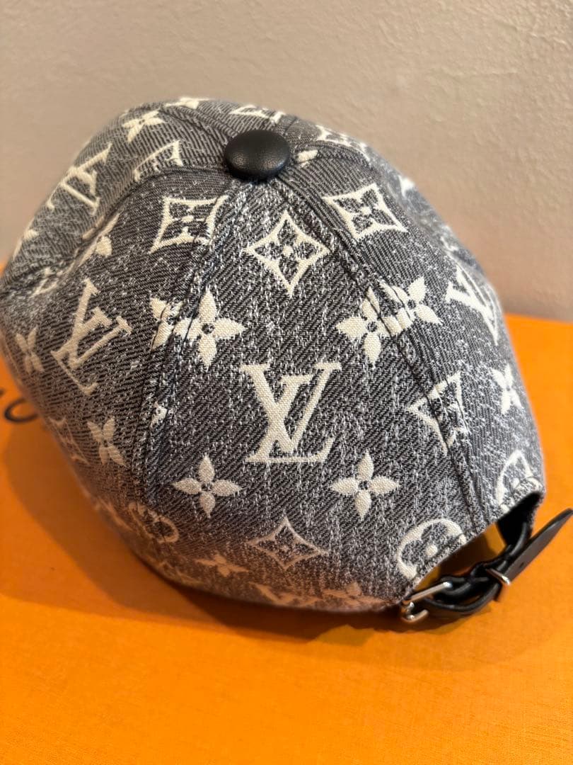 新品同様　ルイヴィトン キャップ　デニム　モノグラム