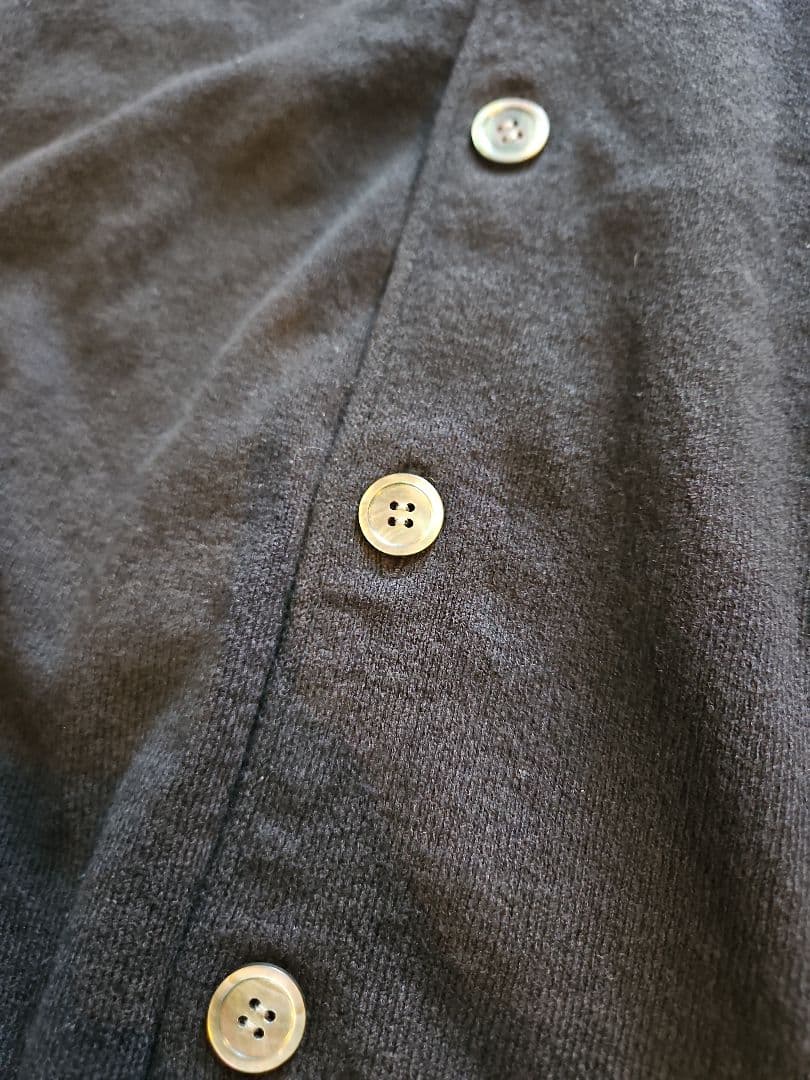 【yonetomi】WAVE COTTON KNIT CARDIGAN