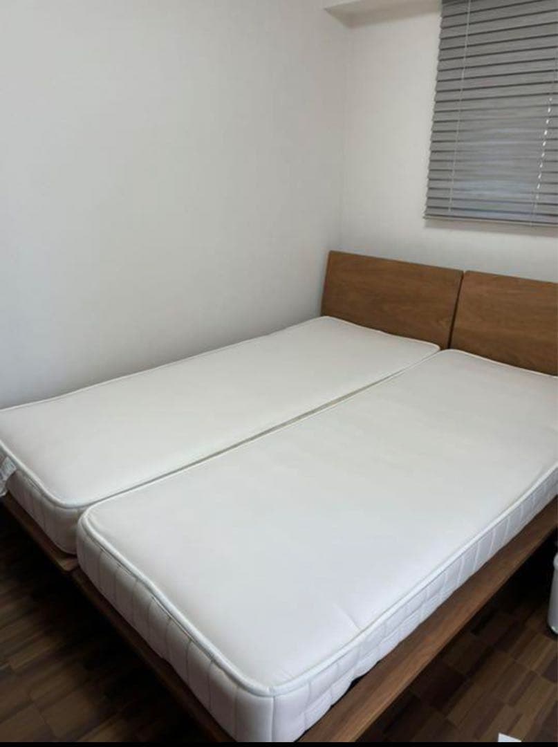 ぽんちゃんさん専用　無印良品　ベッドフレーム用ヘッドボード　スモール2個セット