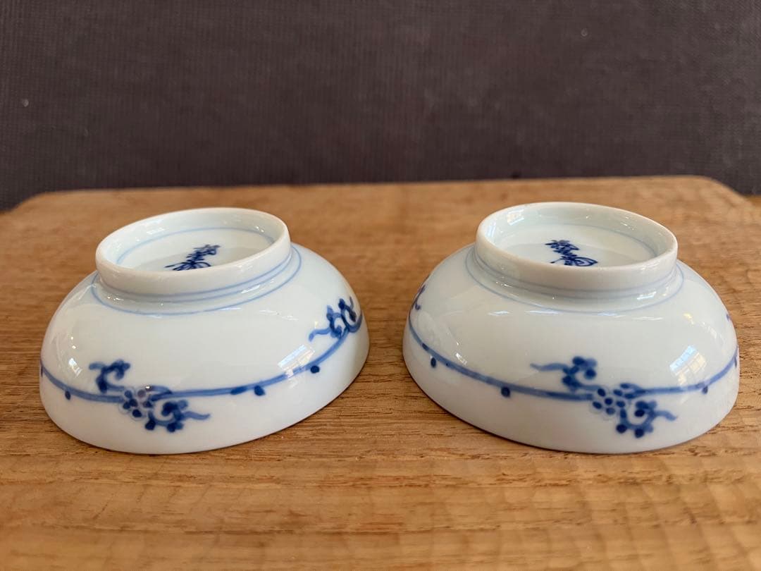 人間国宝　酒井田柿右衛門　13代　桐錦絵　豆皿　小鉢